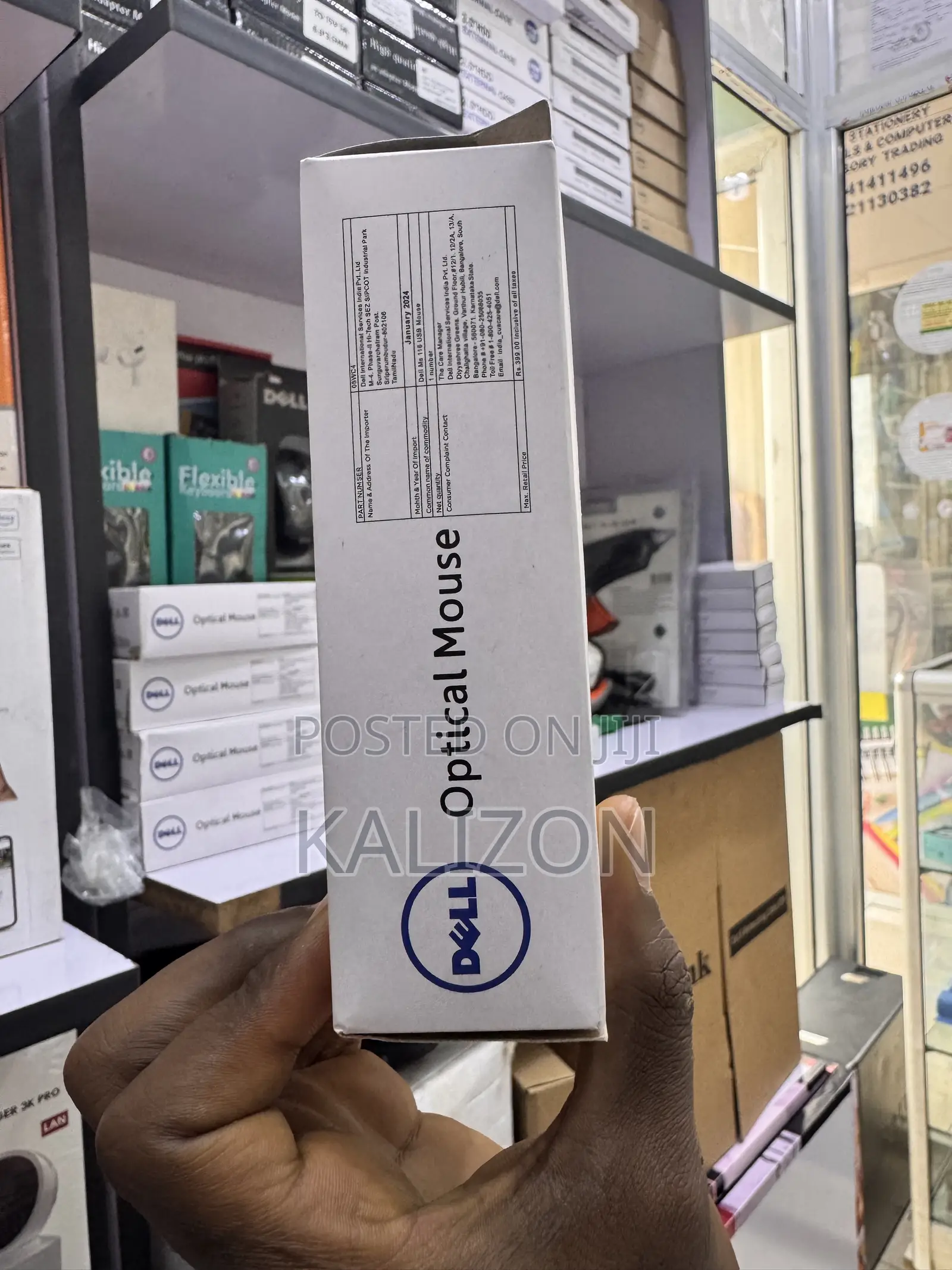 Original Dell Optical Mouse MS116 ማውስ