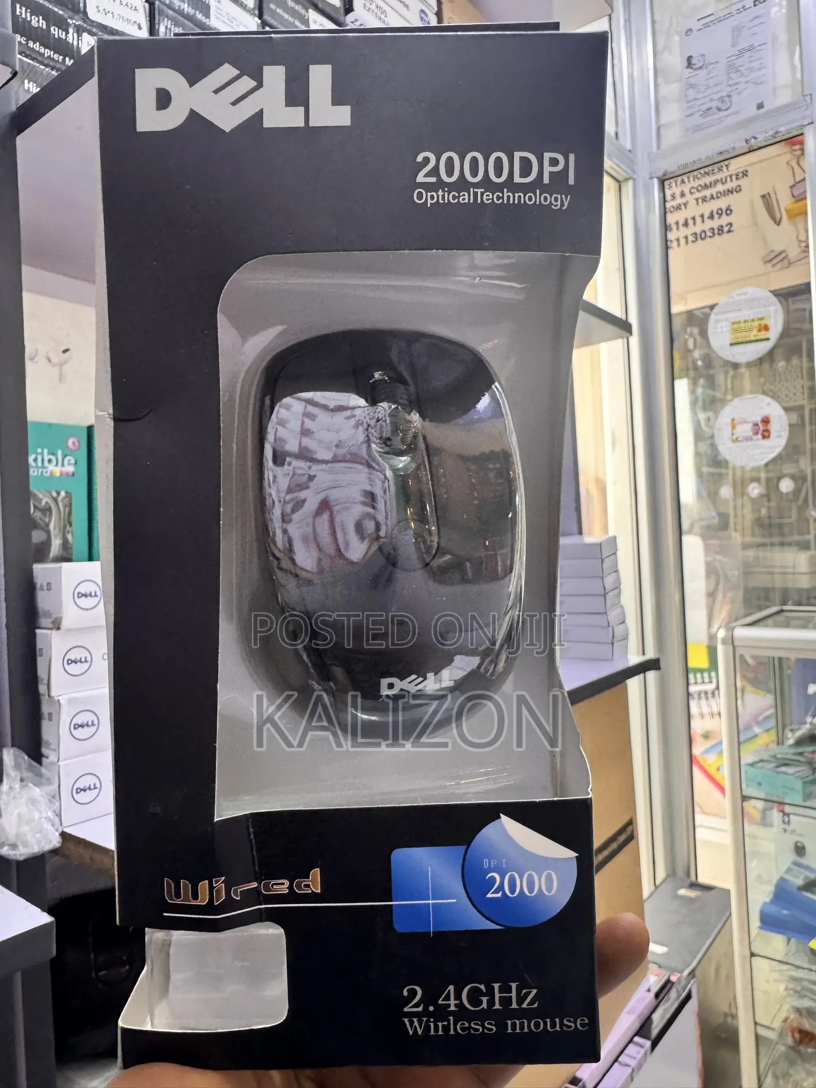 Original Dell Wireless Optical Mouse High-Performance ገመድ አልባ ማውስ
