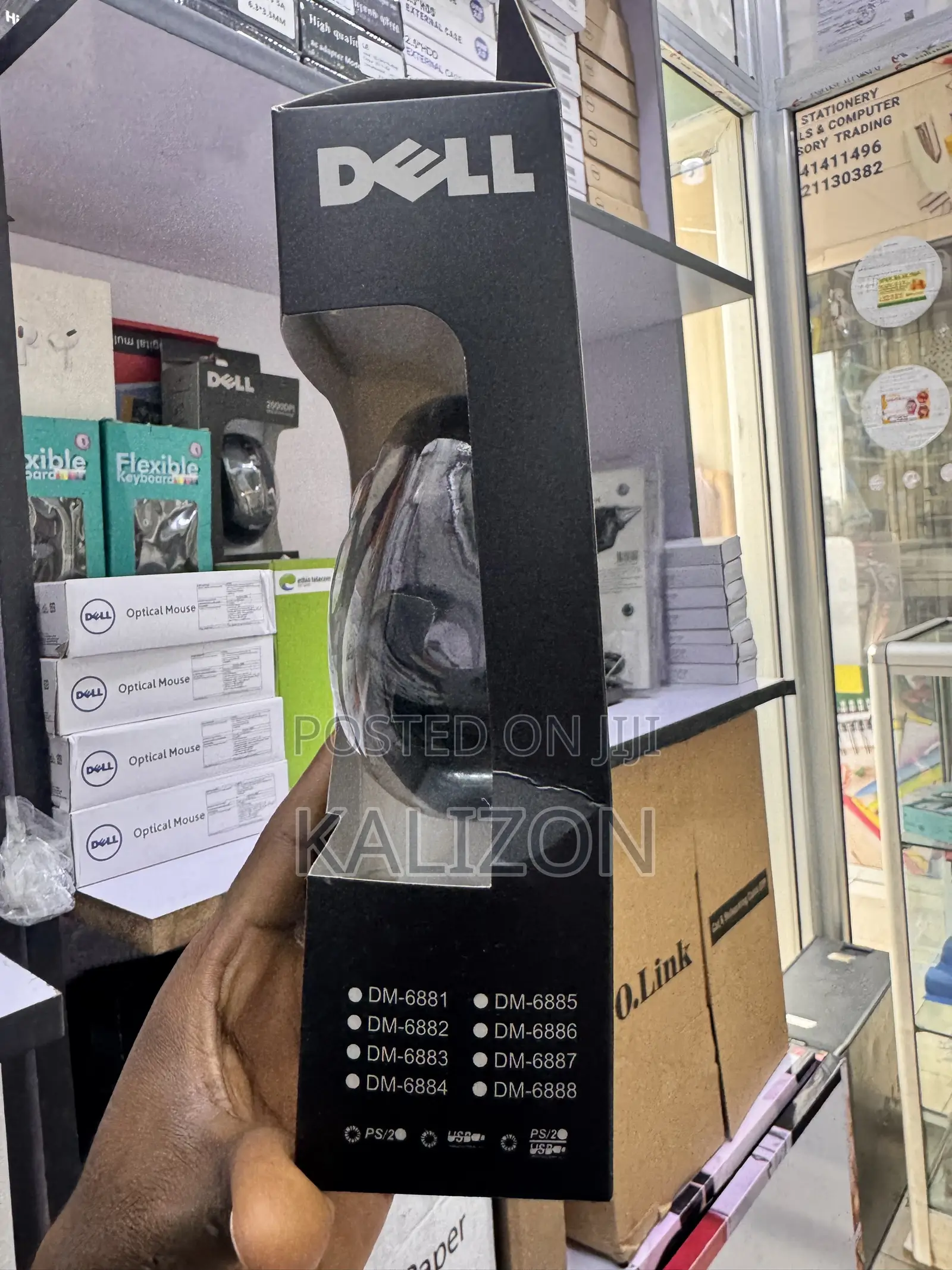 Original Dell Wireless Optical Mouse High-Performance ገመድ አልባ ማውስ