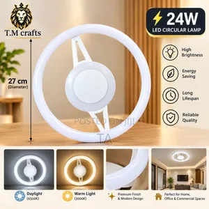 LED Circular Lamp Modern 24W አምፓል መብራት