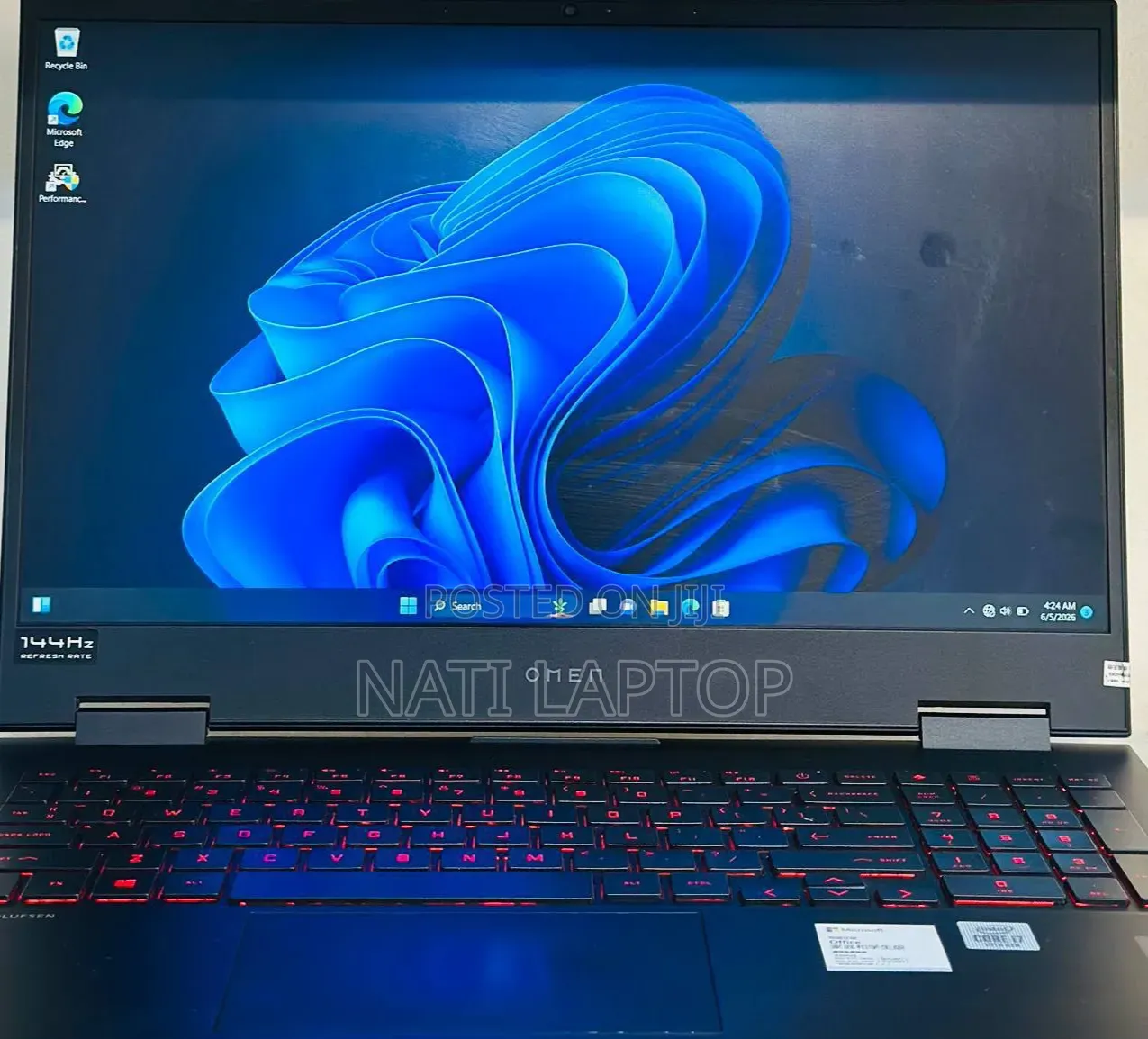 New Laptop HP Omen 16 16GB Intel Core i7 SSD 512GB
