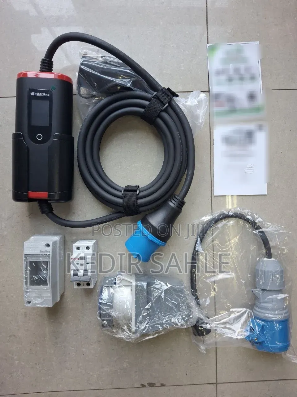 Sterling Portable Ev Charger 7kw 6a-32a