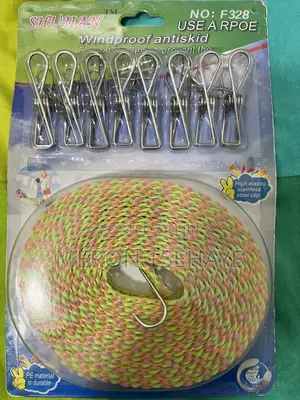 Wind Proof 5M Cloth Hanger With Clips