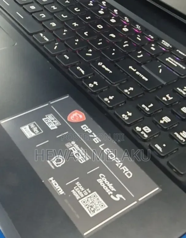 New Laptop MSI GP75 Leopard 16GB Intel Core i7 SSD 512GB