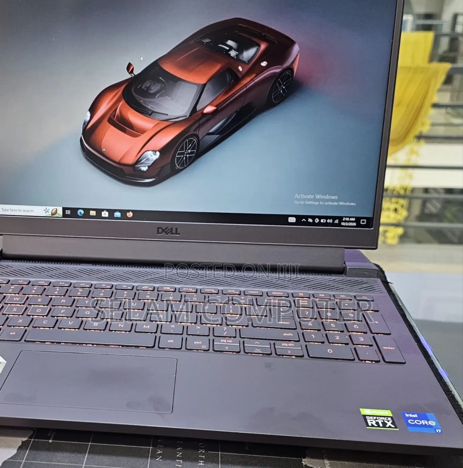 New Laptop Dell G15 5525 8GB Intel Core i7 SSD 512GB