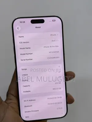 Apple iPhone 16 Pro Max 512 GB Silver