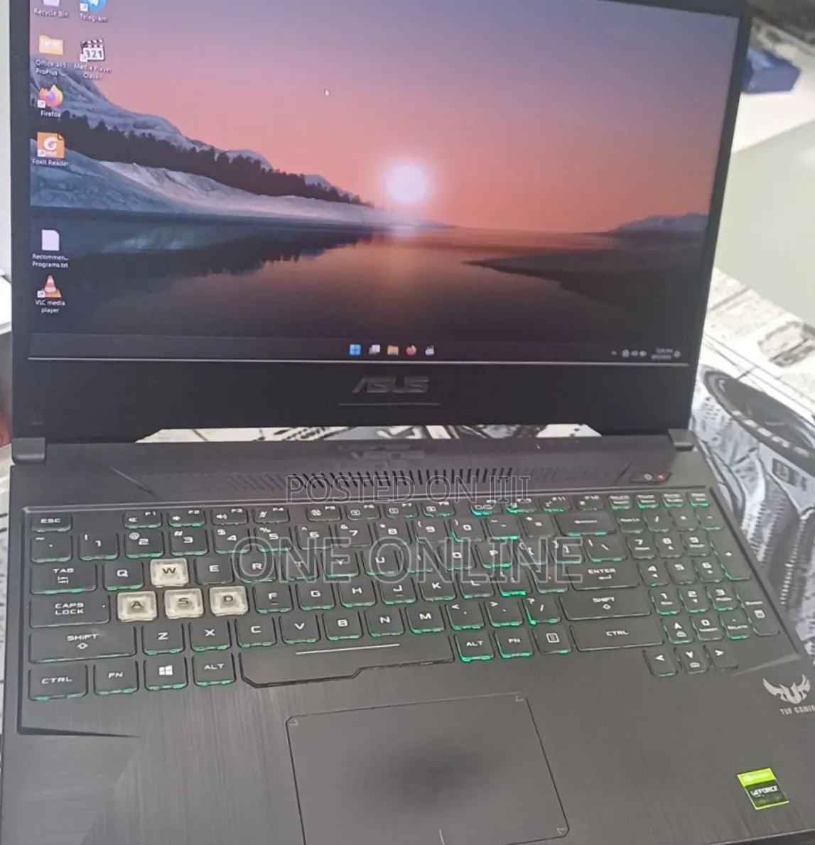 New Laptop Asus TUF Gaming A15 16GB Intel Core i5 SSD 512GB