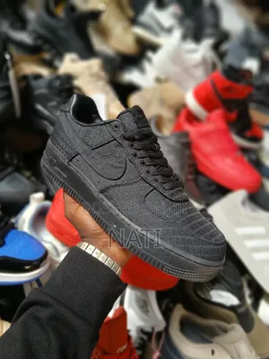 Nike Air Force 1 Low Allblack and Allred