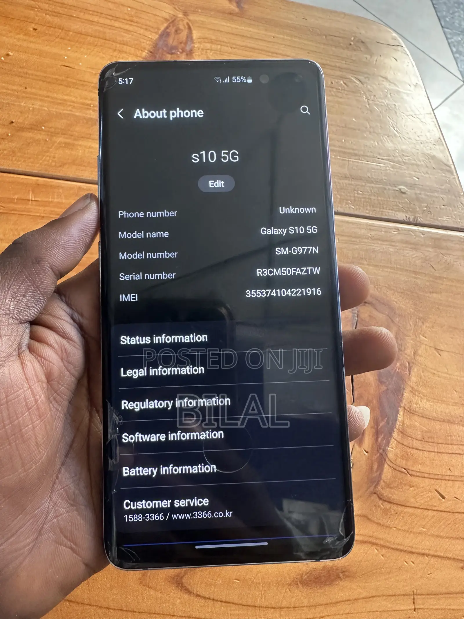 Samsung Galaxy S10 5G 256 GB Black