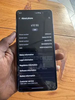 Samsung Galaxy S10 5G 256 GB Black