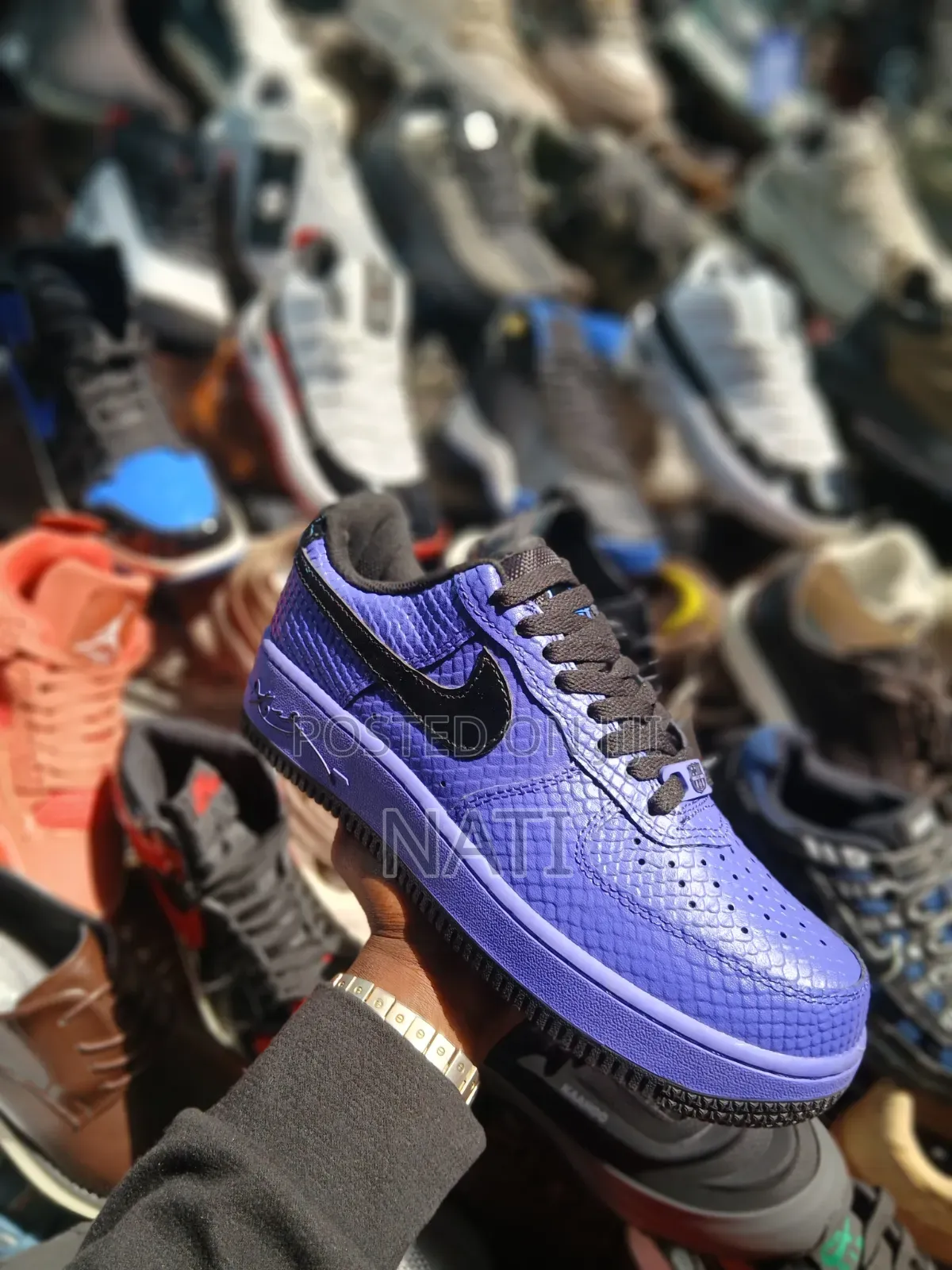 Nike Air Force 1 Low X Kobe Bryant ×barca "Snakeskin"