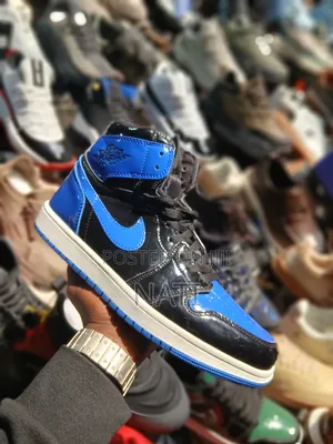 Air Jordan 1 High OG Patent Leather(Dark Marina Blue/and Patent Bred)