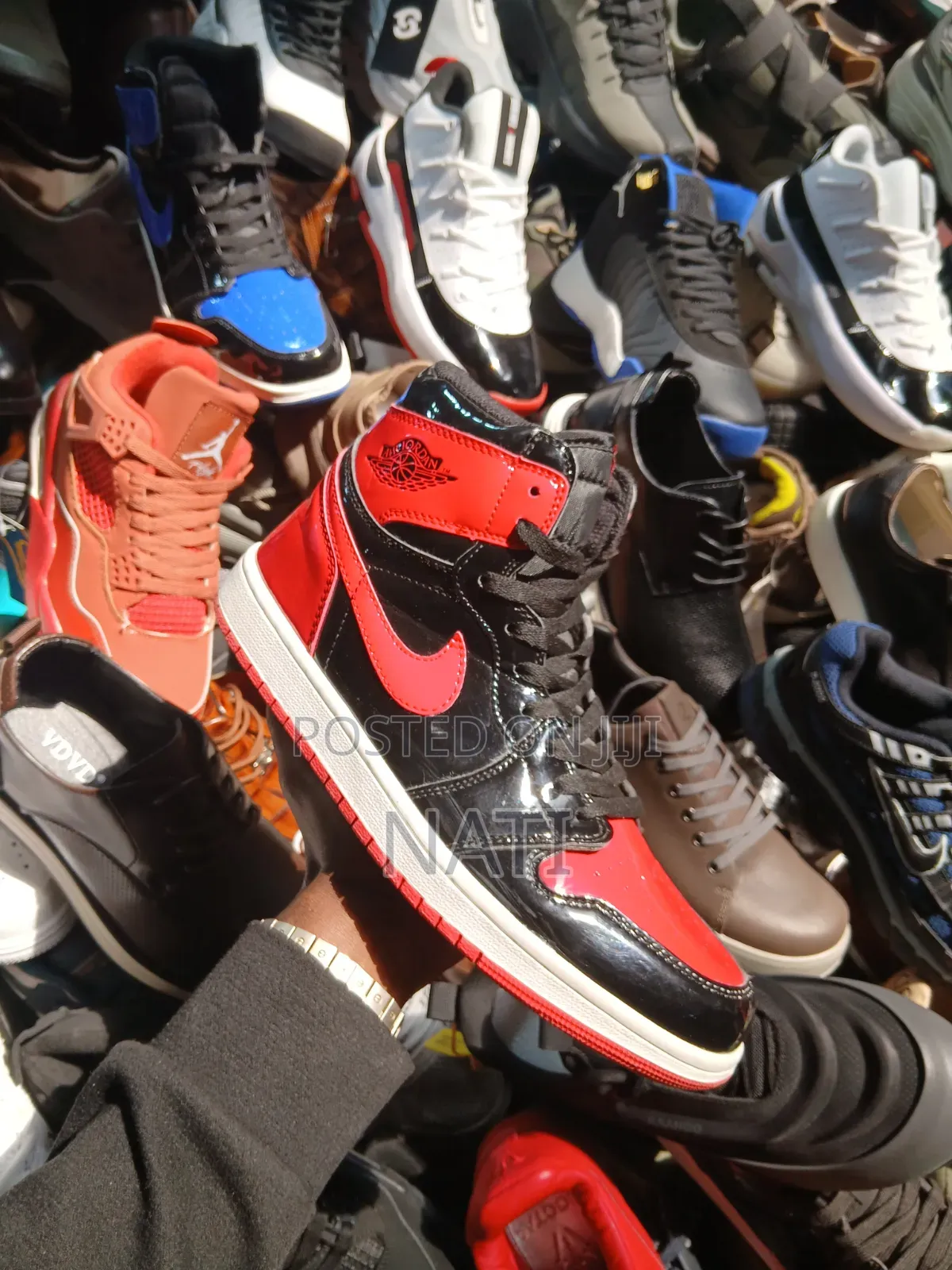 Air Jordan 1 High OG Patent Leather(Dark Marina Blue/and Patent Bred)