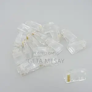 RJ45 Connector CAT5e/CAT6 Ethernet Network Cable Plug