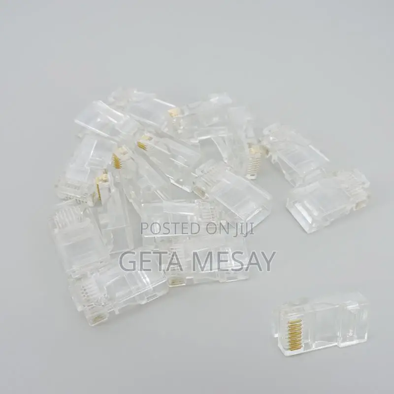 RJ45 Connector CAT5e/CAT6 Ethernet Network Cable Plug