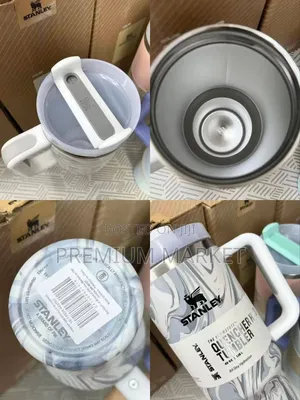 STANLEY Double Layer Stainless Still Isolated Tumbler With Straw