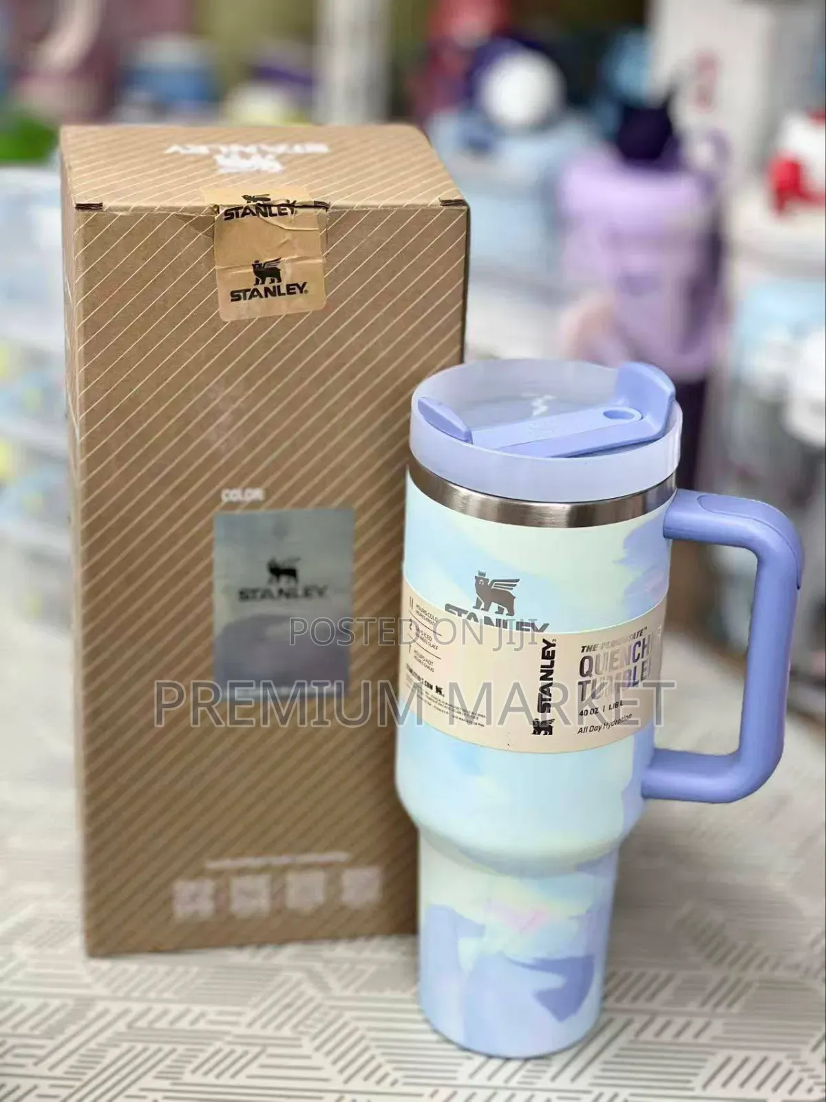 STANLEY Double Layer Stainless Still Isolated Tumbler With Straw