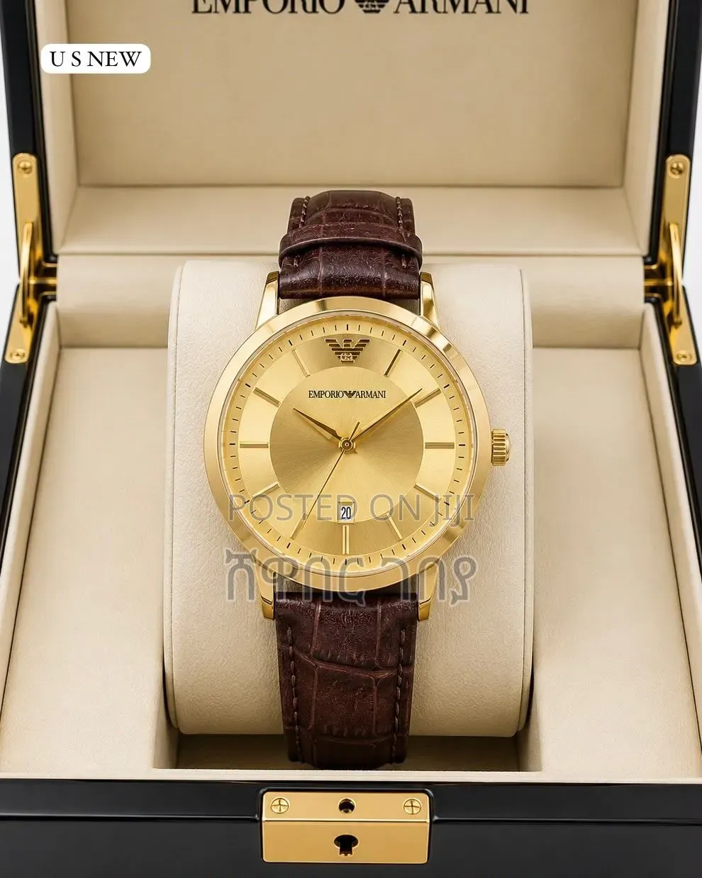 Brand New Emporio Armani Luxury Men's Watches - Two Stunning Options