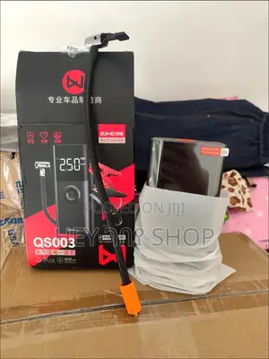 የመኪና ጎማ ኤር ኮምፕሬሰር + Jump Starter