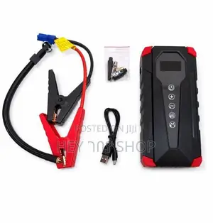 CAR JUMP STARTER Air Compressor የመኪና ጎማ ኤር ኮምፕሬሰር ጃምፐር