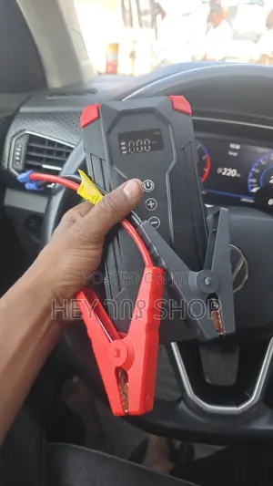 CAR JUMP STARTER Air Compressor የመኪና ጎማ ኤር ኮምፕሬሰር ጃምፐር