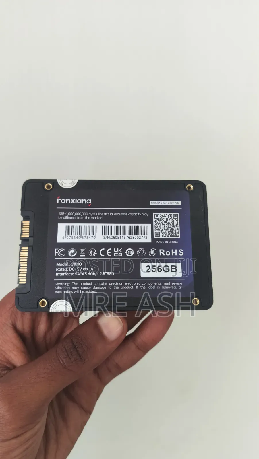 SSD Fanxiang S101q 256gb 2.5" Sata Iii Ssd.
