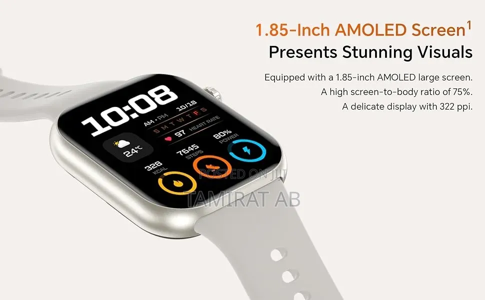 HONOR Choice Watch 2i Smartwatch,1.85′′ AMOLED Display, 14-Day Battery