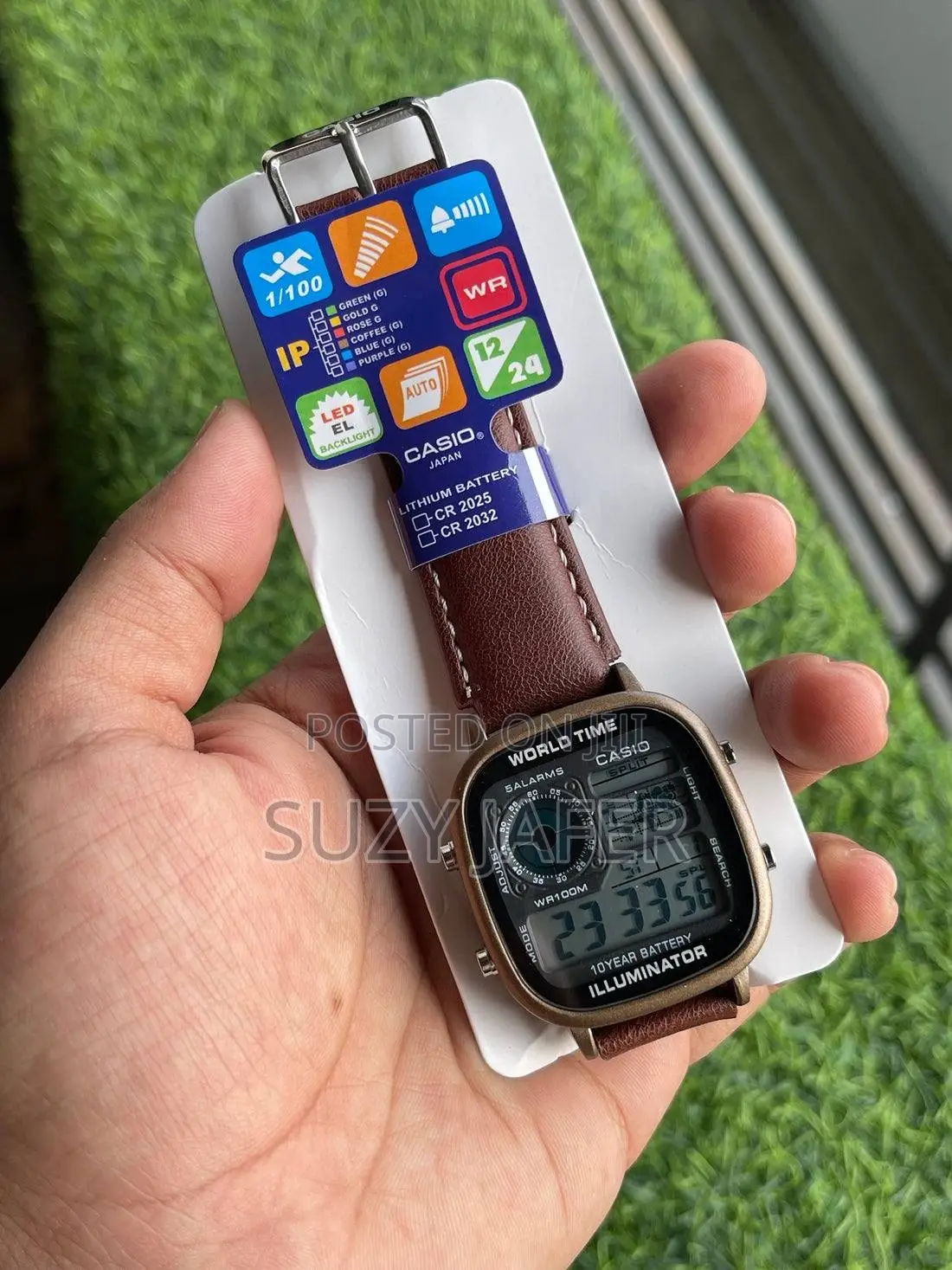 CASIO World Time Illuminator Unisex Watch
