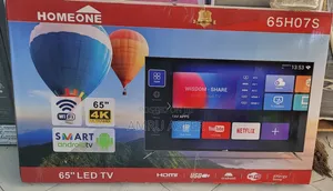 Hom One TV 65 Inch Smart Double Glass Android 4k 2026