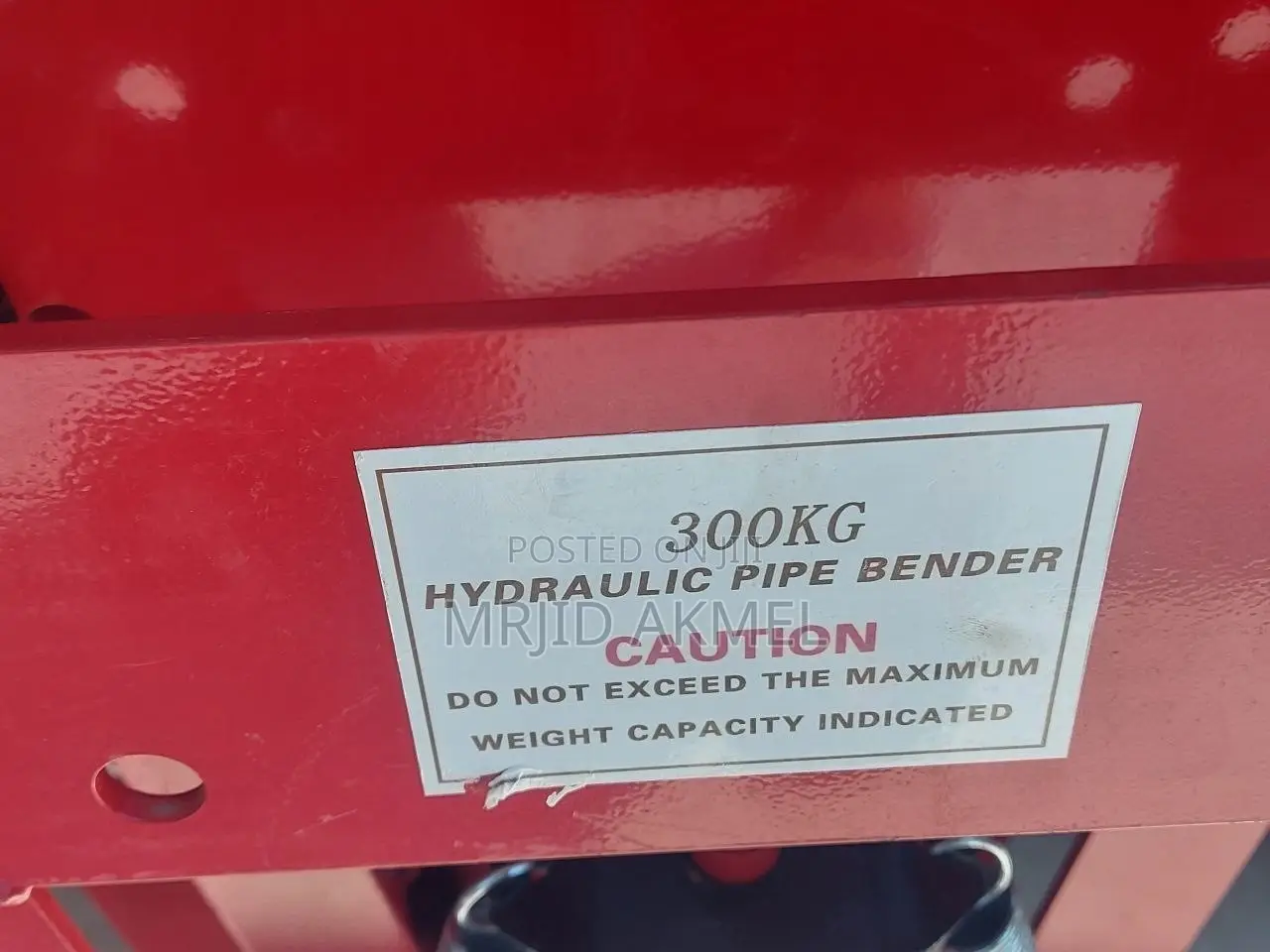 Hydraulic Pipe Bender 300kg