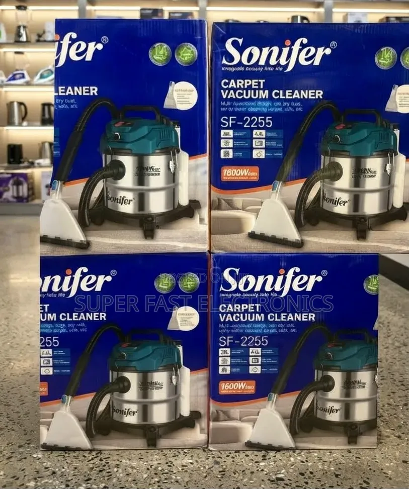 Sonifer Carpet Vacuum Cleaner – 20L Wet & Dry Vacuum | 1600W Max Power