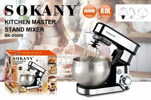 SOKANY Kitchen Master Stand Mixer, Designed for Easy Mixing, Kneading,