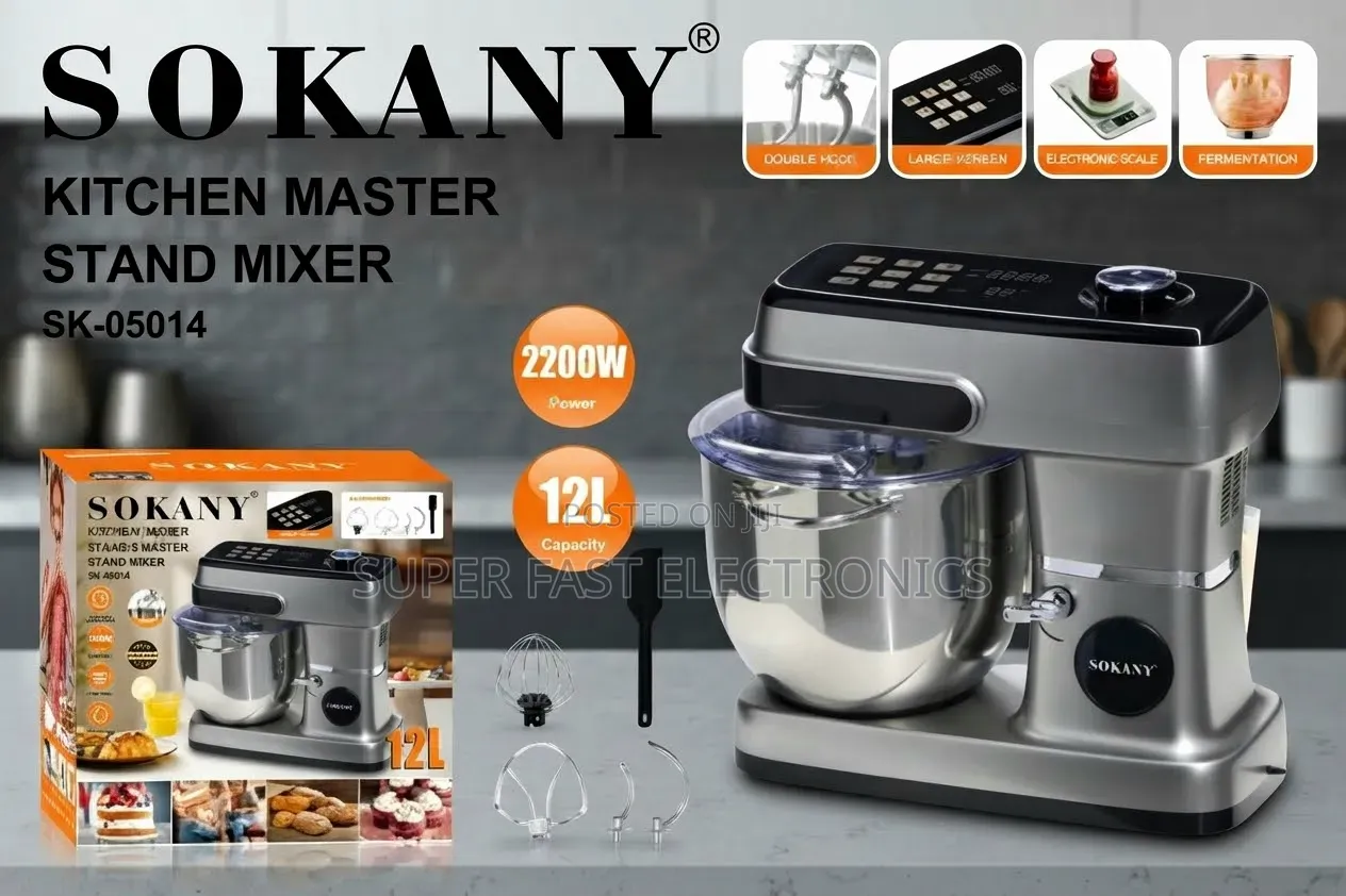 SOKANY Kitchen Master Stand Mixer Is Kitchen Appliance 12Liter