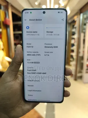 New Oppo Reno11 (China) 512 GB Silver