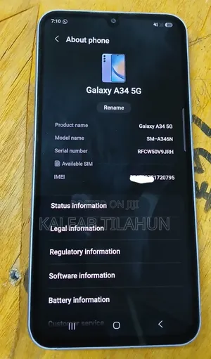 Samsung Galaxy A34 5G 128 GB Blue