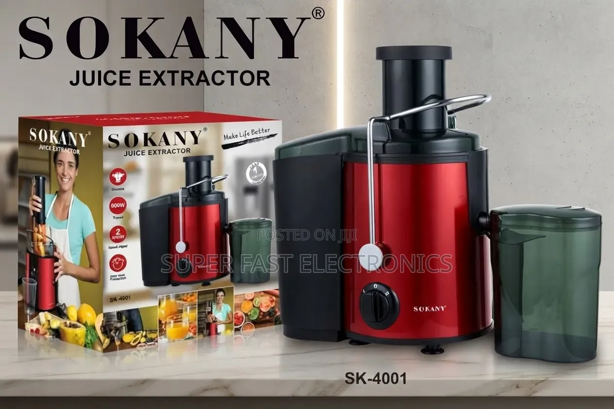 SOKANY Juice Extractor Is a Powerful and Efficient Kitchen Appliance