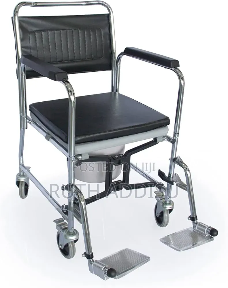 Four Wheel Popo Wheelchair痲你wheelchair怞你wheelchair亞太commode Wheelchair