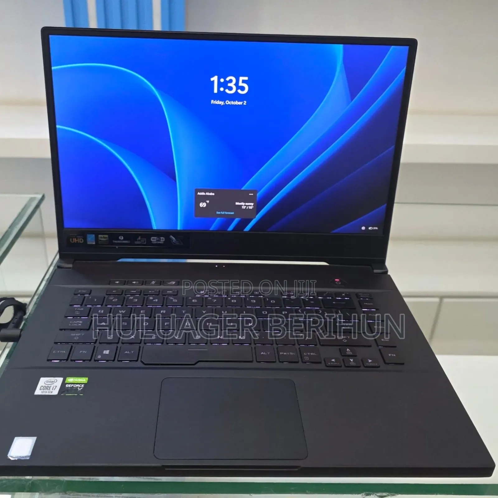 New Laptop Asus ROG Zephyrus G15 16GB Intel Core i7 SSD 512GB