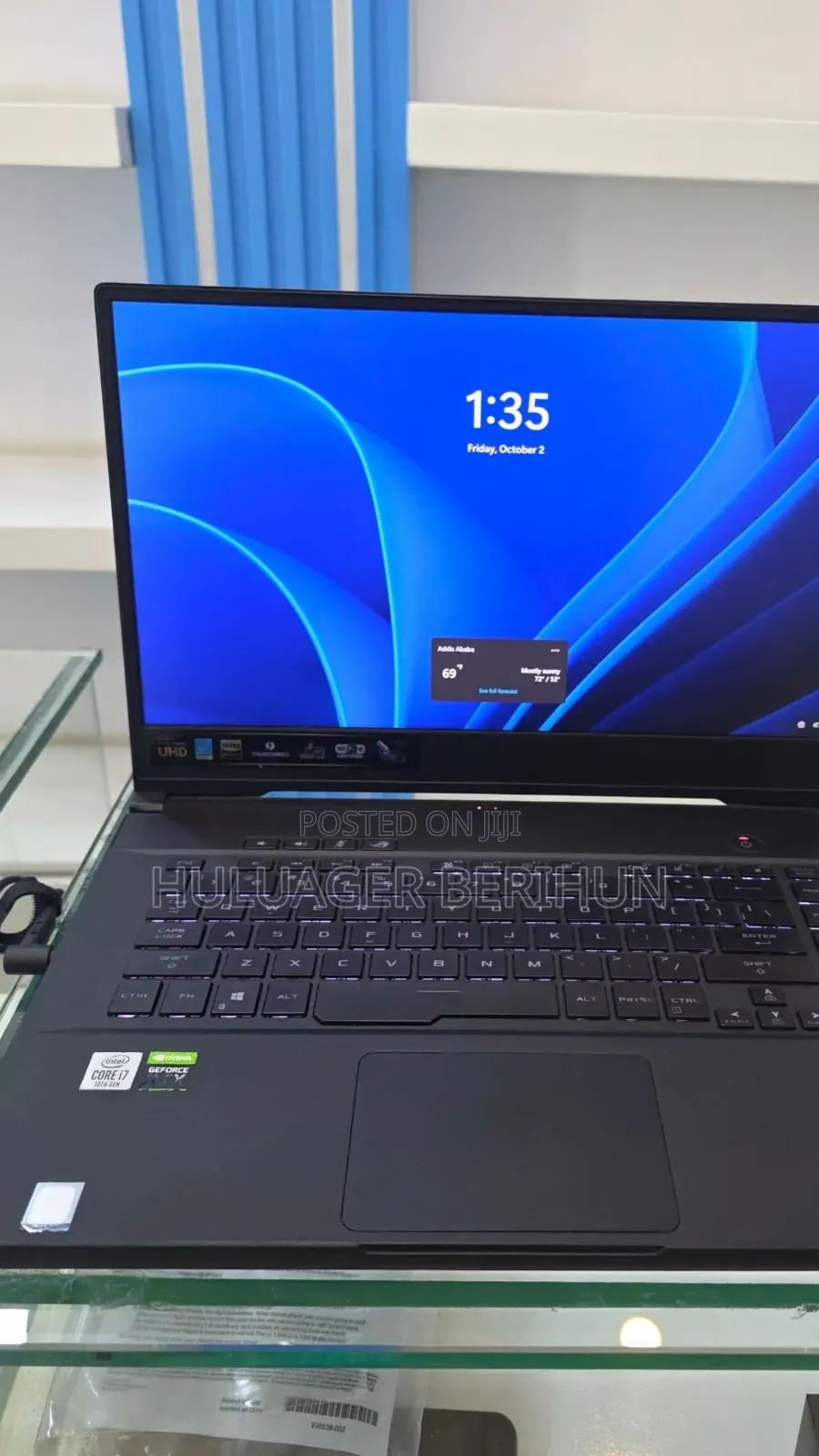 New Laptop Asus ROG Zephyrus G15 16GB Intel Core i7 SSD 512GB