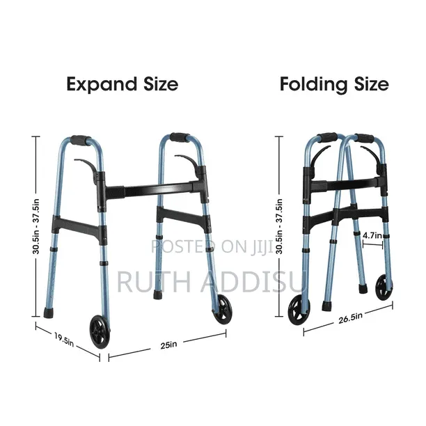 Walker Almunium寄來walking Aid輕易foldable Walker奔向walker Brand New鳵的walkr