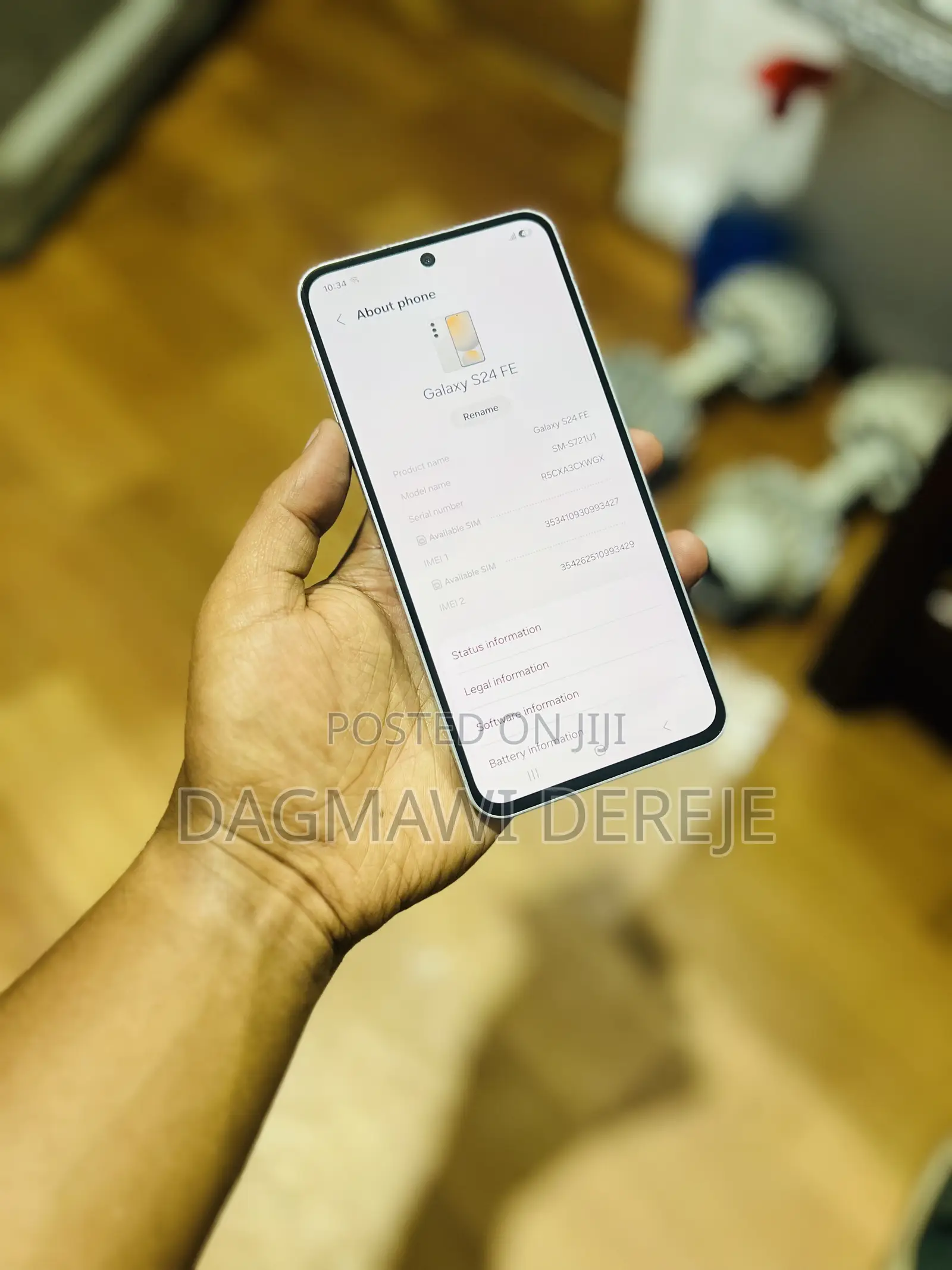 New Samsung Galaxy S24 FE 128 GB White