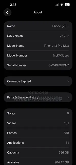 Apple iPhone 13 Pro Max 256 GB Blue