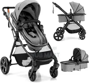 2-in-1 Baby Stroller & Carry ሁለገብ የልጆች የከተማ ጋሪ