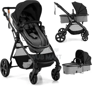 2-in-1 Baby Stroller & Carry ሁለገብ የልጆች የከተማ ጋሪ