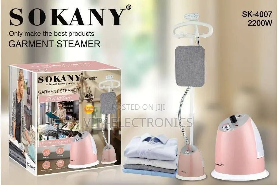SOKANY Garment Steamer Professional Standing –2200W Heavy-Duty Clothes