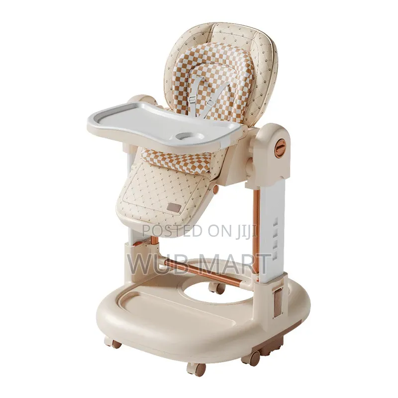 3 in 1 Premium Baby High Chair-መመገቢያ፣ዥዋዥዌ እና መረማመጃ
