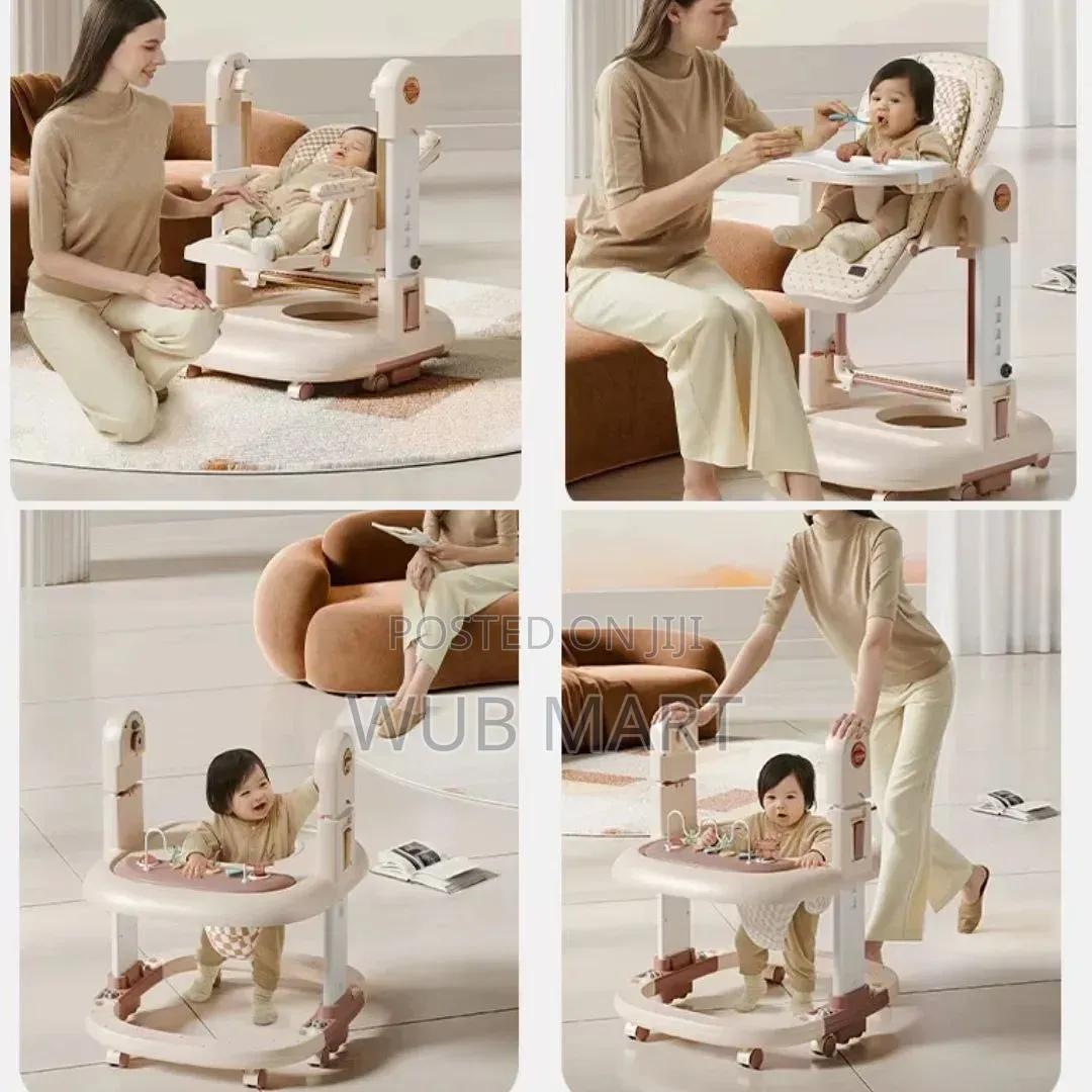 3 in 1 Premium Baby High Chair-መመገቢያ፣ዥዋዥዌ እና መረማመጃ