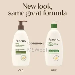 Original Aveeno Daily Moisturizing Body Lotion and Facial Moisturizer