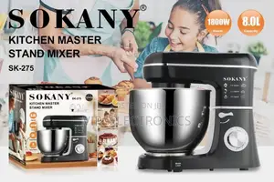 SOKANY Kitchen Master Stand Mixer – 1800W Electric Food Mixer