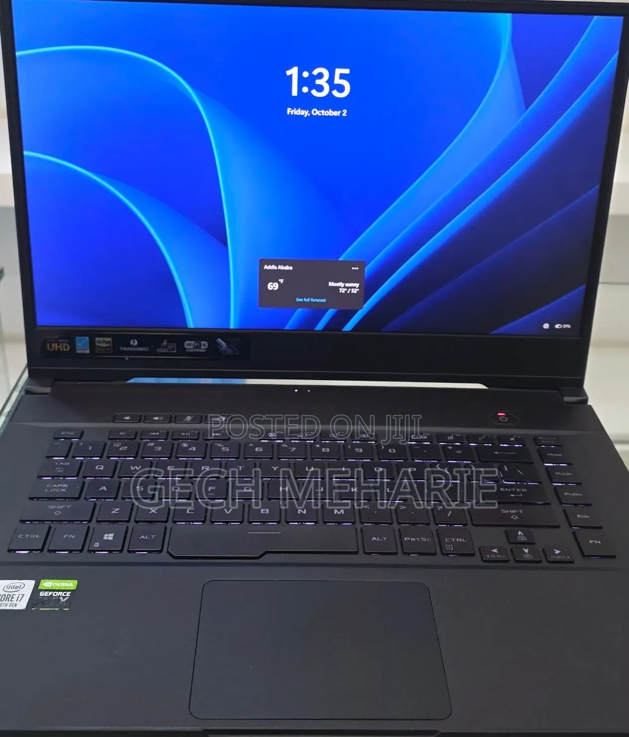 New Laptop Asus ROG Zephyrus G15 16GB Intel Core i7 SSD 512GB